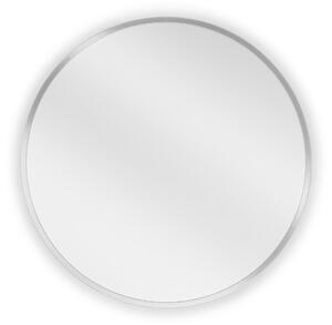 Mexen Loft specchio da bagno rotondo 40 cm, cornice in inox - 9850-040-040-000-10