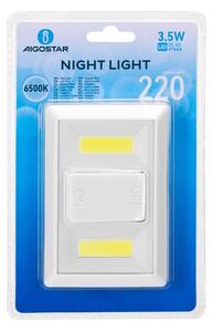 Aigostar - LED Lampada notturna portatile LED/4xAAA 6500K