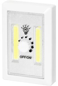 Aigostar - Lampada notturna portatile a LED, 3x AAA, 6500K