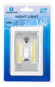 Aigostar - Lampada da notte portatile a LED/3xAAA 6500K