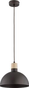 Lampada a sospensione con cavo NEOMI 1xE27/15W/230V nera