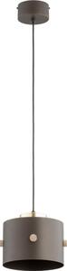 Lampada a sospensione con cavo ASLI 1xE27/15W/230V marrone