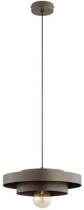 Lampadario a sospensione CEROTI con cavo 1xE27/15W/230V, marrone