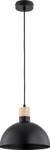 Lampada a sospensione su cavo NEOMI 1xE27/15W/230V nera
