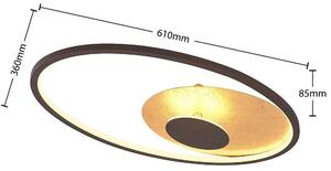 Lindby - Feival LED Plafoniera L61 Rust/Gold Lindby