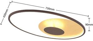 Lindby - Feival LED Plafoniera L73 Rust/ Gold Lindby