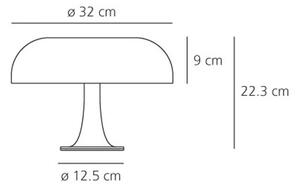 Artemide - Nessino Lampada da Tavolo Bianco Artemide
