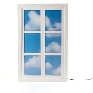Seletti - Window 3 Applique da Parete/Piantana White/Light BlueSeletti