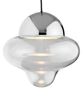 Design By Us - Nutty XL Lampada A Sospensione Trasparente/Cromato
