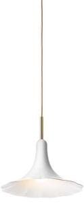Nuura - Petalii 1 Lampada a Sospensione Small White/Polished Brass Nuura