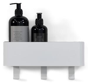 Mensola da bagno da parete bianca in acciaio Multi – Spinder Design