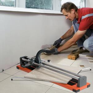 Costway Tagliapiastrelle manuale professionale di 61cm con scala graduata rimovibile
