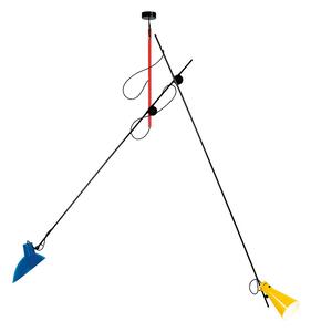Astep - VV Cinquanta Lampada a Sospensione Mondrian/Blue & Yellow