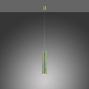 JUST LIGHT. Attaccare la lampada a sospensione ricaricabile a LED, verde