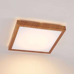 Lindby - Vaino LED Plafoniera L37,5 Light Wood/White Lindby