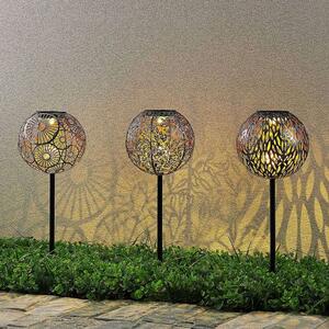Lindby - Vilani LED Pannello Solare Lampada da Giardino 3 pcs. Silver Lindby