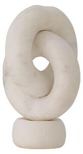 Bloomingville - Goa Candle Holder White/Marble Bloomingville