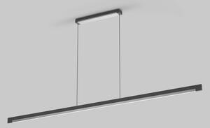 Light-Point - Inlay S1900 Linear Lampada a Sospensione Matt Black/Satin Silver
