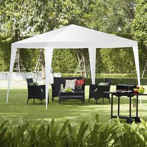 Costway Tendone da esterno 3x3m con gambe rinforzate picchetti corde per vento, Gazebo robusto per feste e matrimoni