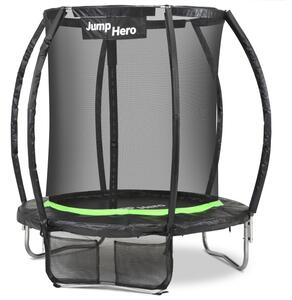 Trampolino da giardino premium con rete interna 183cm Jump Hero 6FT