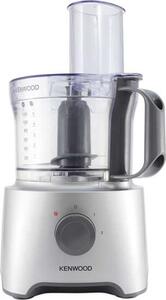 Kenwood Robot da Cucina Multifunzione Capacit 2.1 Litri 2 Velocit Tasto Pulse Potenza 800 Watt Lame in Acciaio Inox colore Silver - FDP302SI Mult