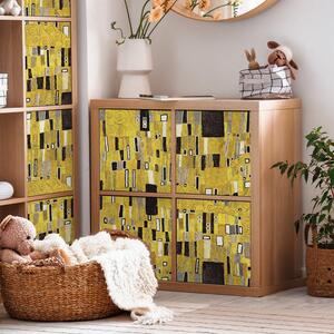 Adesivo per mobili e pareti Rivestimento Adesivo - Brown Mosaic