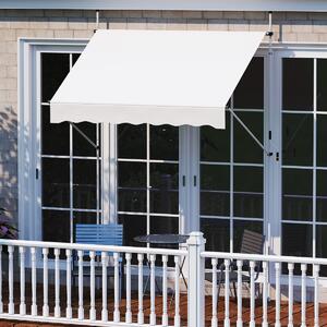 Costway Tenda da sole regolabile per esterni senza foratura con manovella, Tenda da sole e giardino 200 x 210-300 cm Beige