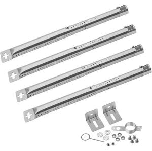 Griglia a gas universale, tubo in acciaio inossidabile, diametro 31-44 cm
