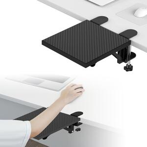 Omgoods - Supporto ergonomico per polso - Braccio di supporto per scrivania - Pieghevole - Struttura in acciaio - Robusto - 20 x 24 cm