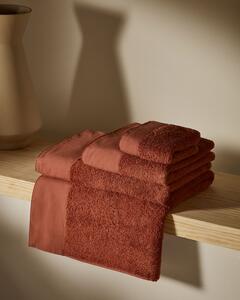 Asciugamano Takeshi 100% cotone rosa 50 x 90 cm