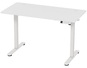 HOMCOM Scrivania Elettrica Regolabile con Display LCD 120x60 cm Bianco | Aosom Italy