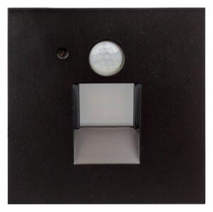 Arcchio - Neru Square LED Applique da Incasso a Parete w/Sensor Black