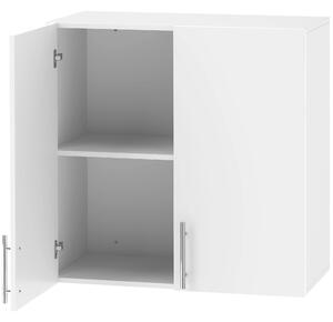 HOMCOM Pensile da Bagno con 2 Ante, 60x31x60 cm, Bianco | Aosom Italy
