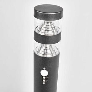 Lindby - Lanea LED Lampada da Giardino w/Sensor Black/Clear Lindby