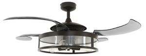Ventilatore da soffitto Fanaway Classic con luce, nero, silenzioso, Beacon Beacon Lighting, Fanaway Classic, Grigio, Soggiorno, Plastica, Moderno