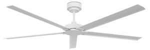 Ventilatore da soffitto Monza bianco DC silenzioso Ø 152 cm IP55 - Beacon Beacon Lighting, Monza, Bianco, Soggiorno, Alluminio, Moderno