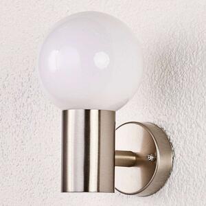 Lindby - Tomma Applique da Esterno Stainless Steel/Opal White Lindby