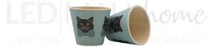 Tazzina caffè 1pz quy cup 90ml gatto pippo