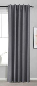 Solidchoice - Tenda oscurante di alta qualità, 245 x 140 cm - Grigio scuro con sistema di sospensione a più bande