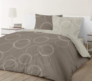 Omgoods - Set di lenzuola con copripiumino e federe in 100% cotone