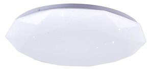 Plafoniera moderno Sendy LED CCT dimmerabile , in policarbonato, bianco D. 59 cm