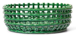 Ferm LIVING - Ceramic Centrepiece Emerald Green ferm LIVING