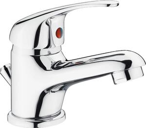 Miscelatore monocomando per lavabo con finitura cromata
