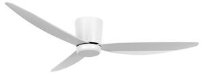 Ventilatore da soffitto con luce, bianco, 137 cm, silenzioso - Beacon Beacon Lighting, Array, dimmerabile, Bianco, Soggiorno, Plastica, Moderno