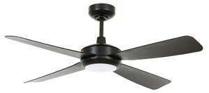 Ventilatore da soffitto Slipstream con luce, nero, silenzioso - Beacon Beacon Lighting, Slipstream, dimmerabile, Nero, Soggiorno, Plastica, Moderno