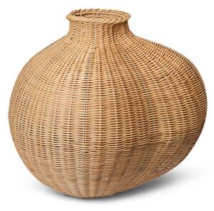 Ferm LIVING - Bola Braided Floor Vase Natural ferm LIVING