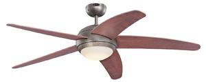 Ventilatore da soffitto LED Bendan, in legno, silenzioso - Westinghouse Westinghouse, Bendan, dimmerabile, Marrone / Ruggine, Soggiorno, Legno, Moderno