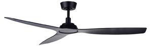 Ventilatore da soffitto Moto, nero, Ø 132 cm, silenzioso - Beacon Beacon Lighting, Moto, Nero, Soggiorno, Plastica, Moderno