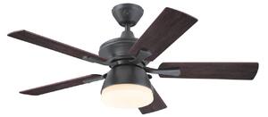 7316240 Ventilatore da soffitto con luce, noce, silenzioso - Westinghouse Westinghouse, 7316240, Legno, Soggiorno, Plastica, Moderno