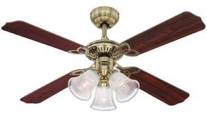 Ventilatore Princess Trio con luce, in legno, silenzioso - Westinghouse Westinghouse, PRINCESS, Legno, Soggiorno, Plastica, Moderno